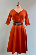 Final Sale Spice French Terry Teresa Dress by Heart of Haute