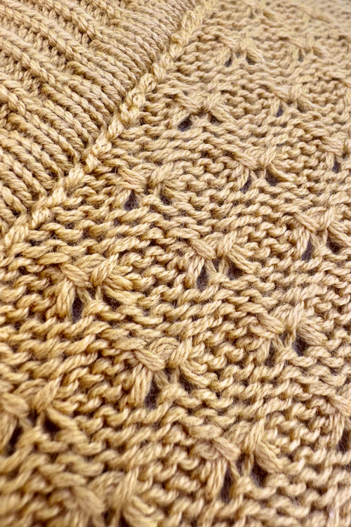 Honey Puff Sleeve Cropped Cardigan