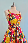 Retro Floral Lori Dress by Miss Lulo