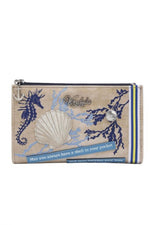 English Coast Scrapbook Soft Foldover Wallet by Vendula