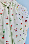 Veggie and Worms Bow Top by Retrolicious