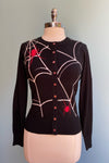 Final Sale In a Web Cardigan by Hell Bunny