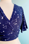 Navy Constellations Flutter Sweet Sweater by Heart of Haute