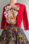 Fruit and Butterflies Bow Top by Retrolicious