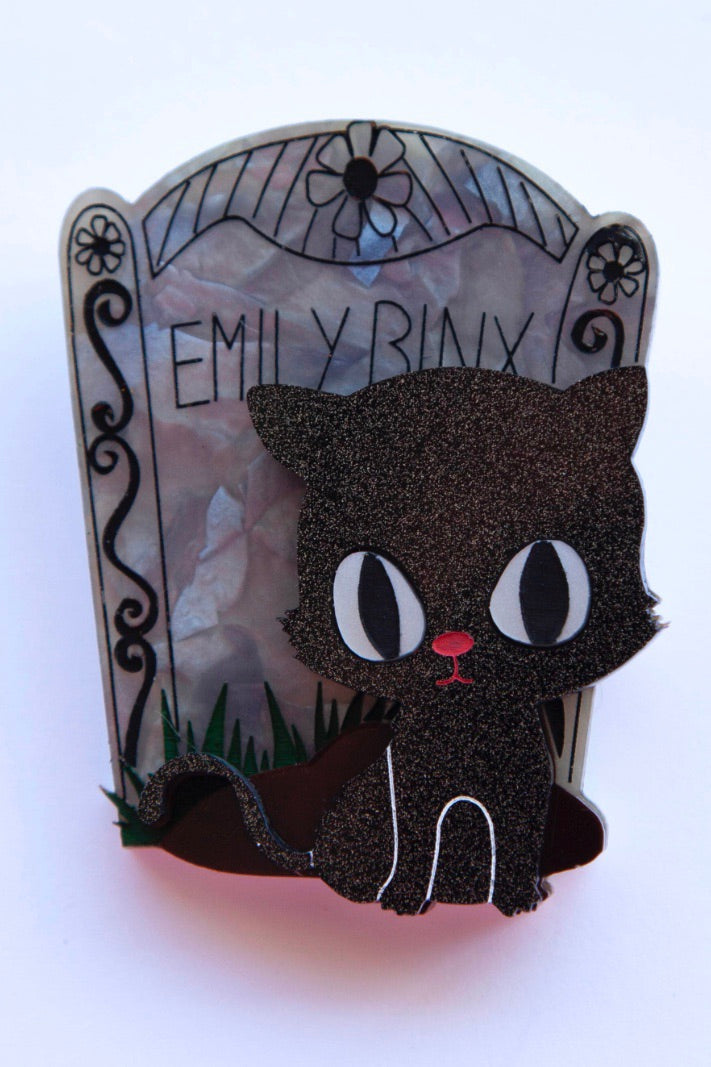 Emily Binx Tombstone Hocus Pocus Brooch* by Daisy Jean Florals