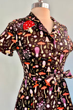 Mushroom Mini Shirtwaist Dress by Eva Rose