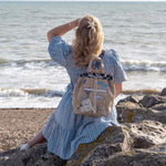 English Coast Scrapbook Duffle Backpack by Vendula London