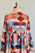 Patchwork Mini Dress by Compania Fantastica
