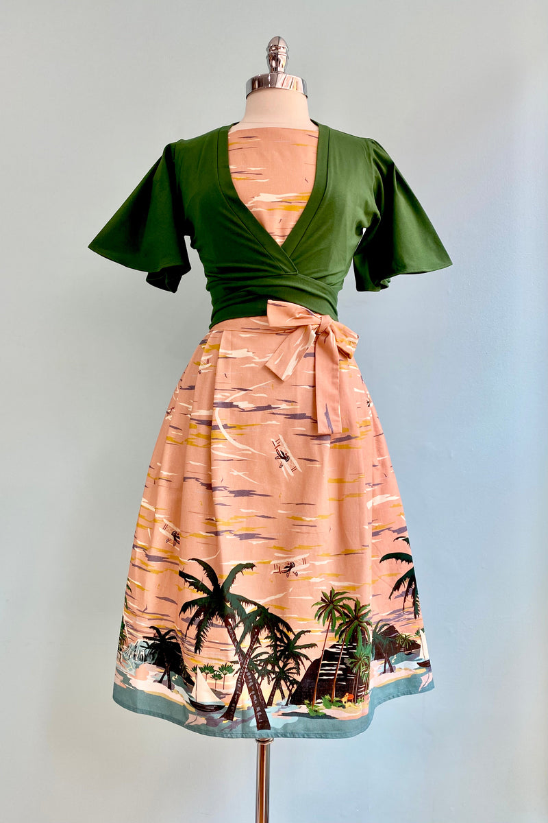 Pink Desert Island Beatrice Dress by Palava