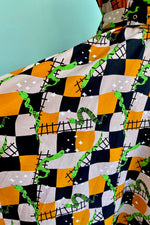 Snakes and Ladders Halloween Jani Dress by Miss Lulo