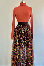 Trick or Treat Orange and Black Striped Top by Banned