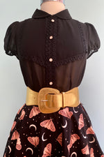Black Taffy Blouse by Hell Bunny