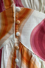 Water Ripple Cotton Dress by Frieeyah
