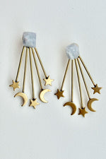 Galaxy Layered Stud Earrings by Peter and June