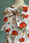 Apples Bow Top by Retrolicious