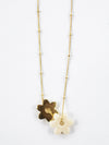 Layered Flower Necklace by Mata Traders