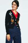 Black Ginny Woodland Cardigan by Voodoo Vixen