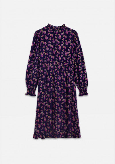 Final Sale Plum Print Midi Dress by Compania Fantastica