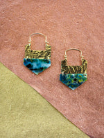 Resin Hook Earrings by Mata Traders