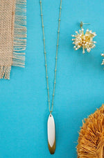 Sona Necklace in White by Mata Traders
