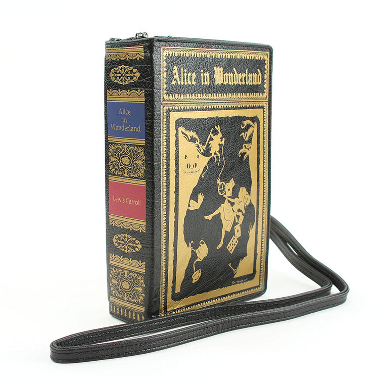 Alice in Wonderland Book Cross-body Bag