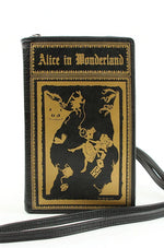Alice in Wonderland Book Cross-body Bag