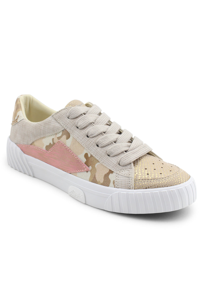 Pink and Camo Willa Sneakers by Blowfish