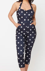 Denim and Daisy Cropped Fitted Jumpsuit