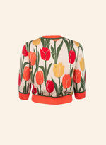 Tulips Jacquard Vera Cardigan by Palava